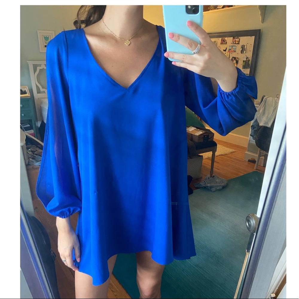 Lovers + Friends Cobalt Blue Dress